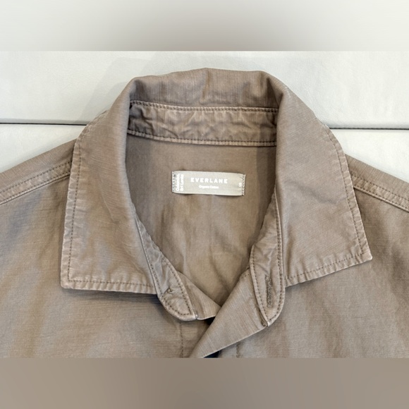 Everlane Spring Shirt Jacket in Clay Color (Size S) - Picture 3 of 8